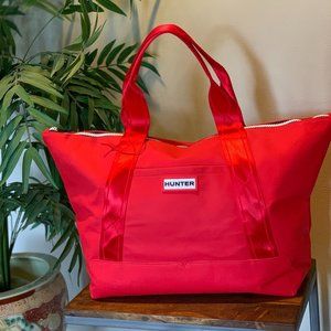 Hunter For Target Red Oversized Tote Bag